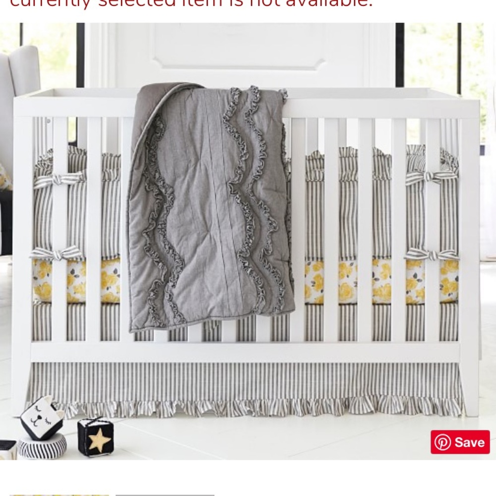 Pottery Barn Kids Emily&Merritt Crib Skirt